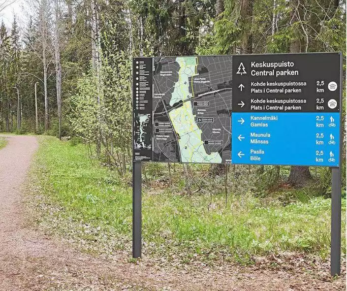 Finnland im Herbst, Stadtpark Helsinki