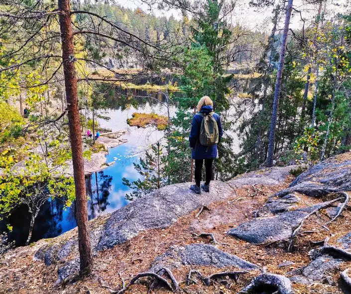 Finnland im Herbst, Nuuksio Nationalpark