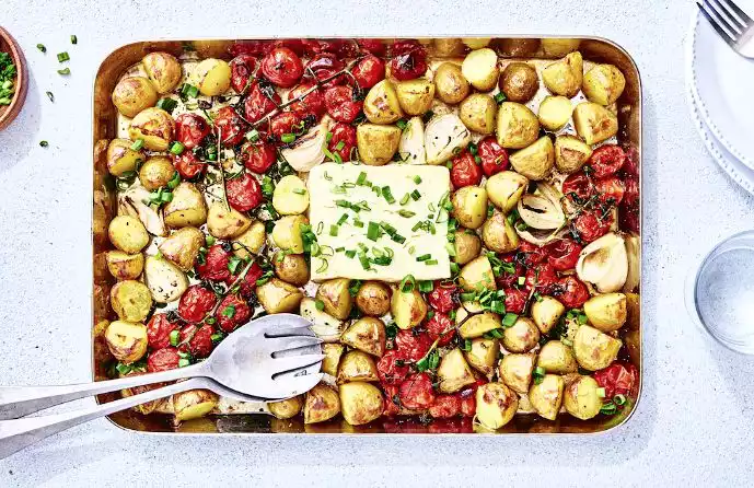 Feta Kartoffeln vom Grill