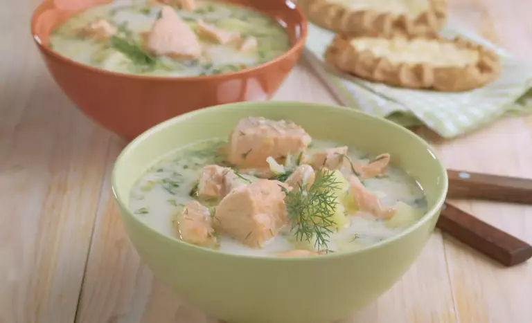 Finnische Lachssuppe