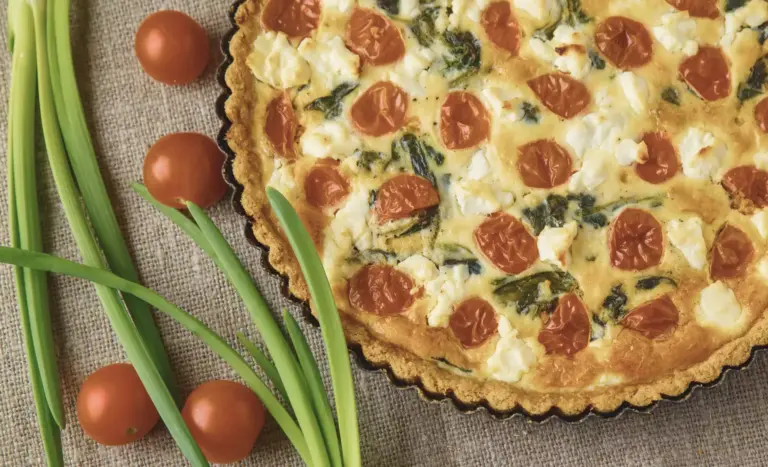 Quiche mit Spinat