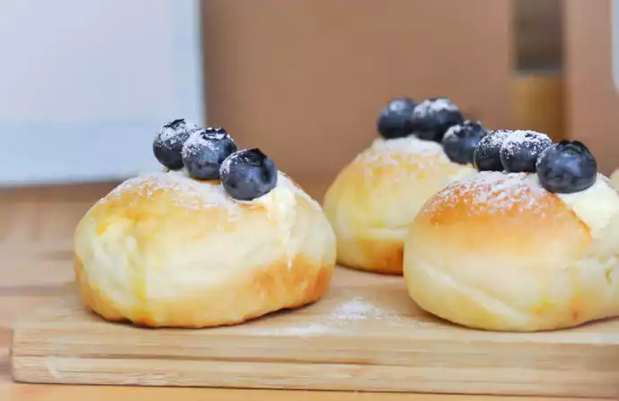 Vanille-Heidelbeer-Pulla