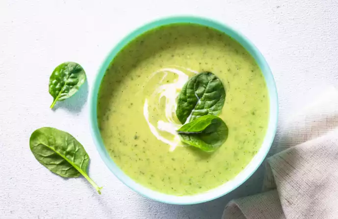 Spinatcremesuppe