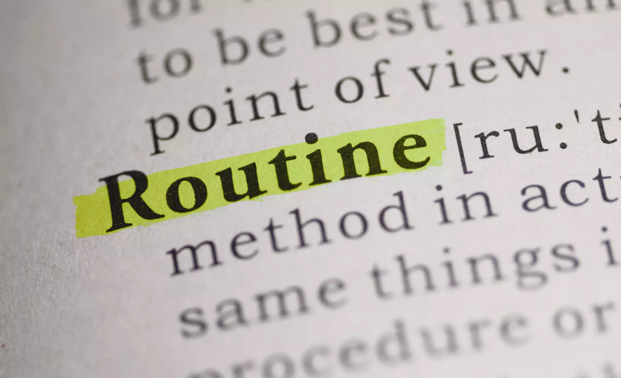 Routinen gegen Stress