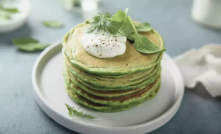 Spinatpfannkuchen