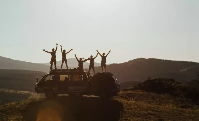 Kurztrips mit Freunden