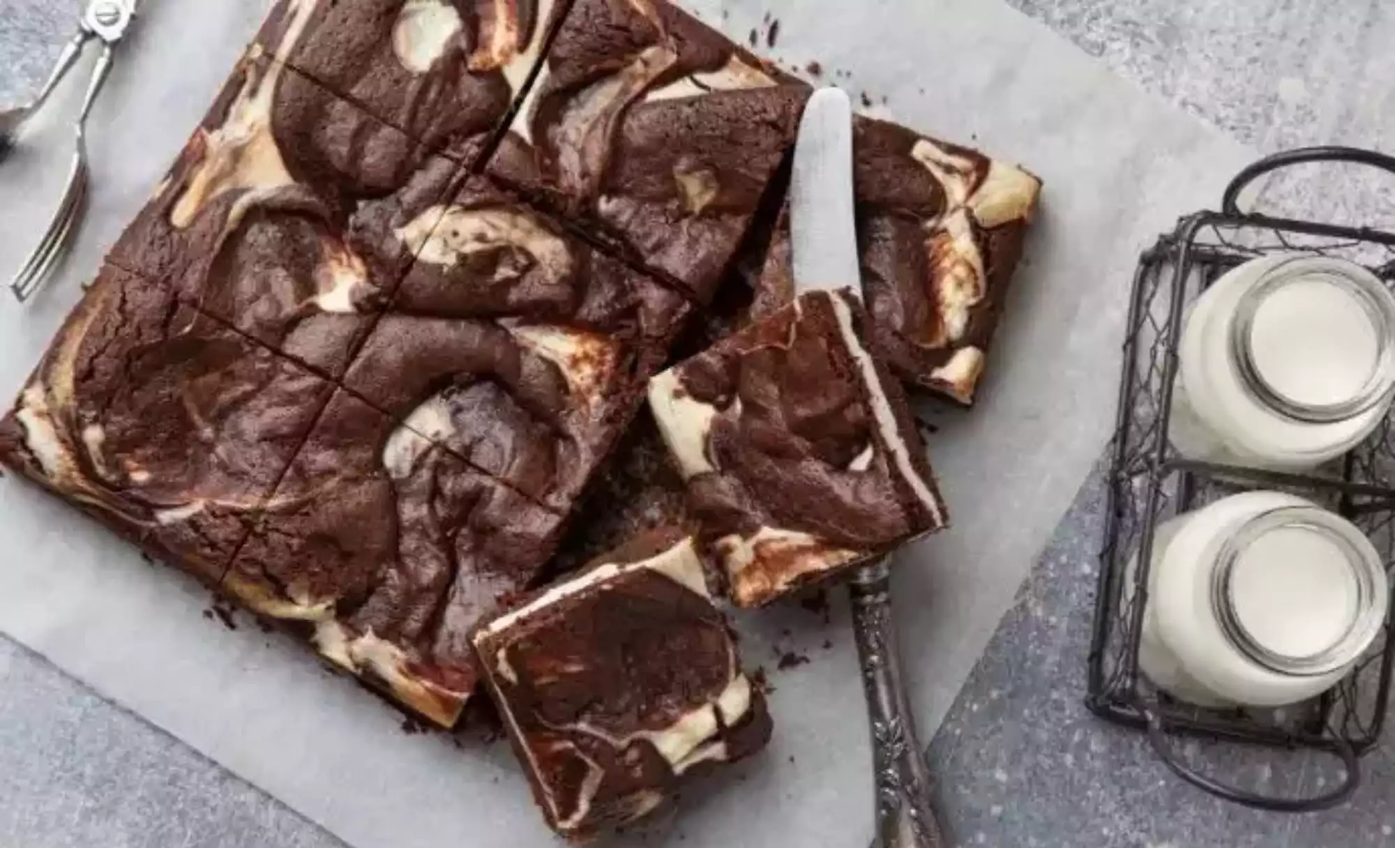 Käsekuchen-Brownies