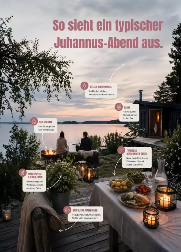 Juhannus zu Hause