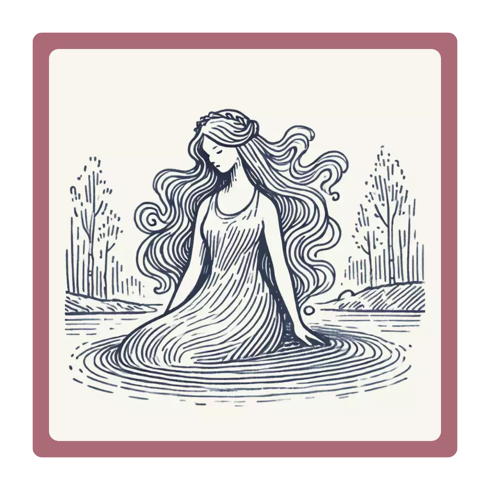 Finnische Mittsommer-Märchen, Vedenemo, die Wassermutter