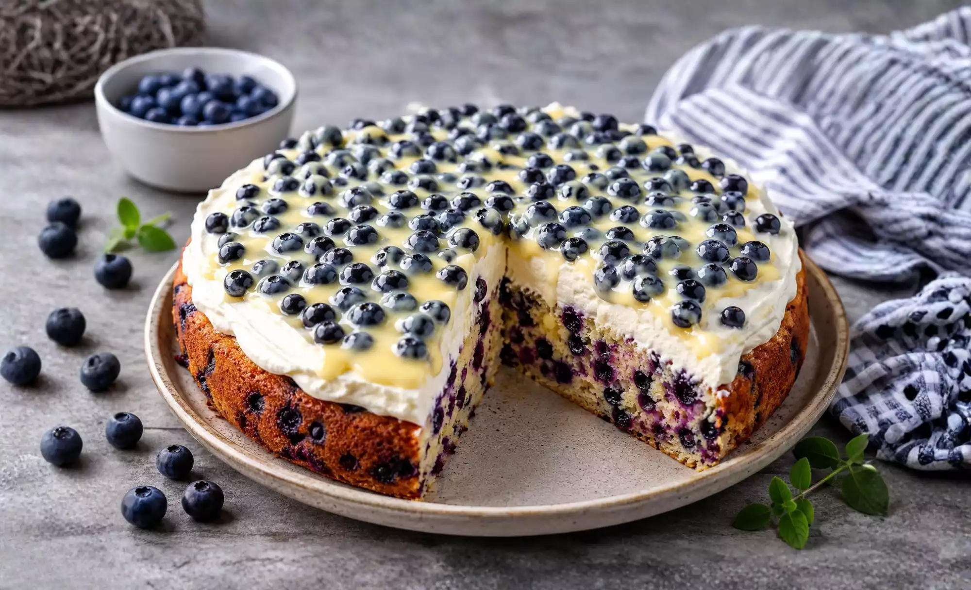 Heidelbeerkuchen