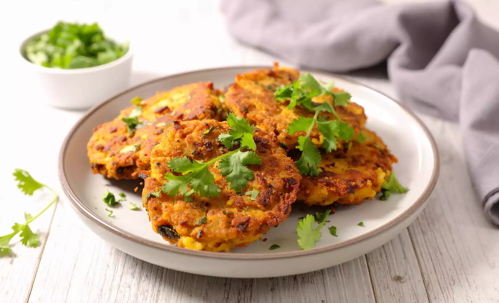 Gemüsebratlinge mit Halloumi